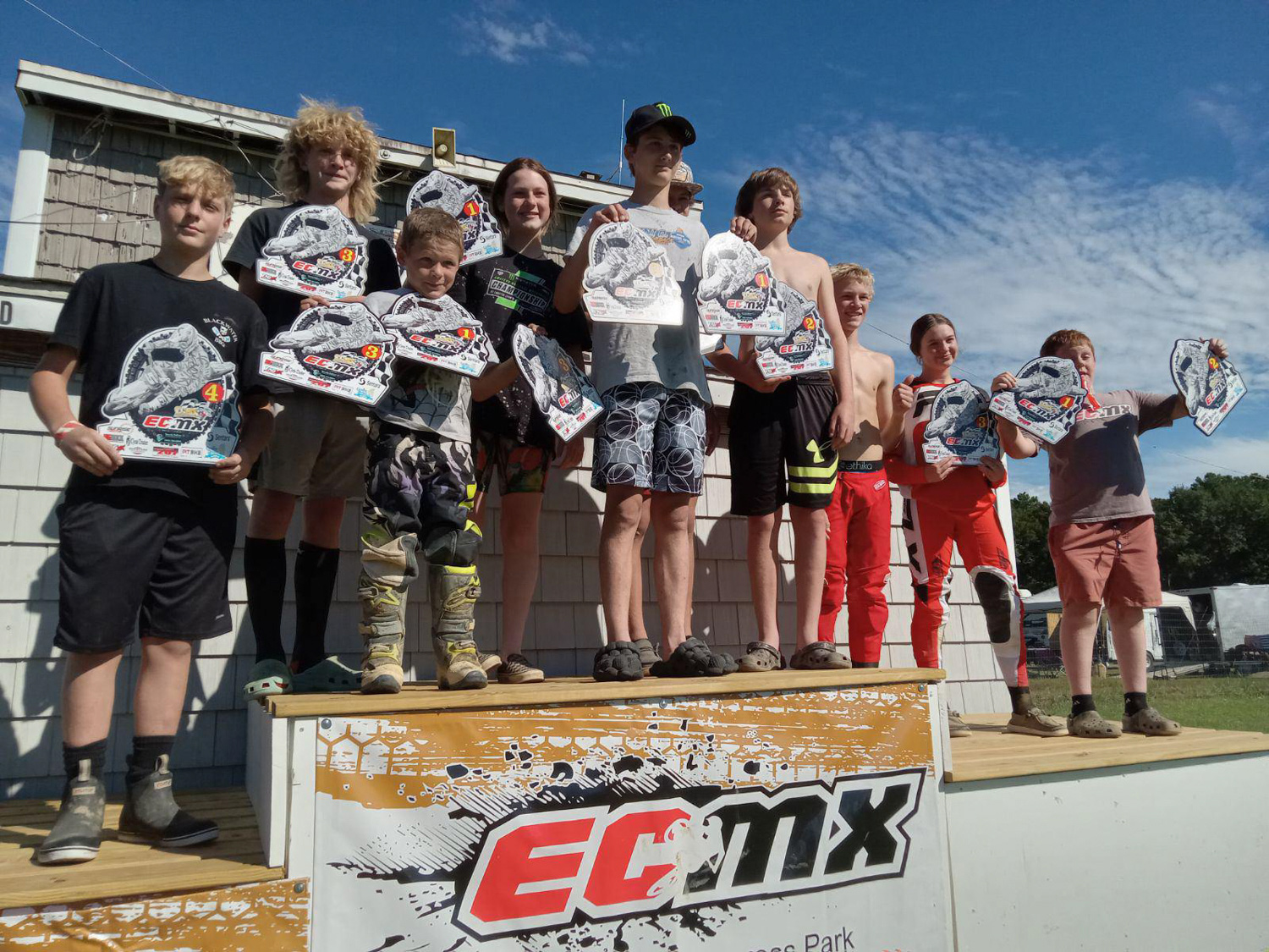 Youth riders at ECMX