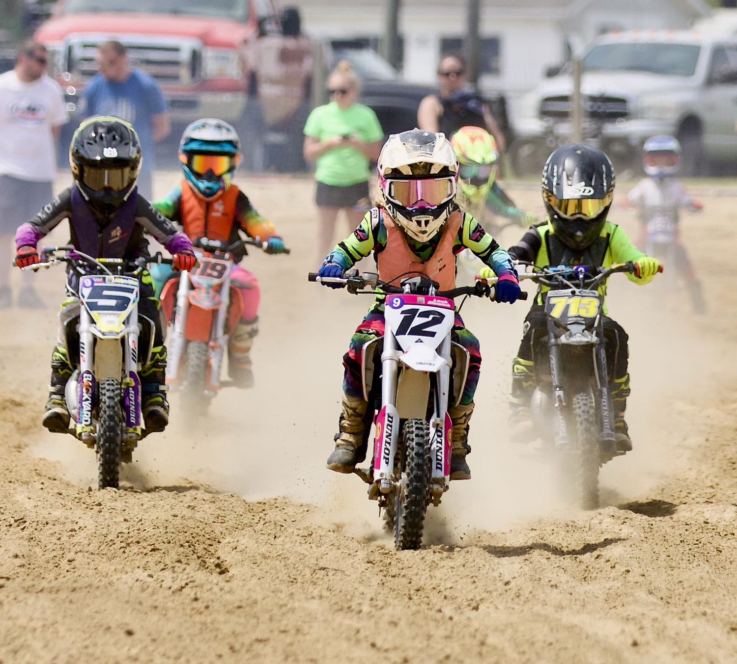 Youth riders at ECMX